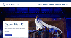 Desktop Screenshot of ithaca.edu