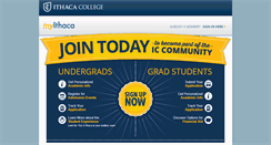 Desktop Screenshot of my.ithaca.edu